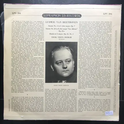 Ludwig van Beethoven - Sonata No. 4 In E Flat Major (Op.7), Sonata No. 26 In E Flat Major "Les Adieux" (Op.81a), Rondo In