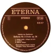 Double LP - Beethoven - Sinfonie Nr. 9 D-moll Op. 125 / Sinfonie Nr. 2 D-dur Op. 36