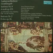 Double LP - Ludwig van Beethoven - Sinfonie Nr. 2 D-dur Op. 36 / Sinfonie Nr. 9 D-moll Op. 125 - Gatefold Sleeve