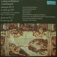 Beethoven - Sinfonie Nr. 2 D-dur Op. 36 / Sinfonie Nr. 9 D-moll (Masur)