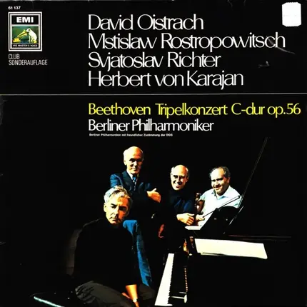 Beethoven - Tripelkonzert C-dur Op. 56 (Oistrach, Rostropowitsch, Karajan,..)