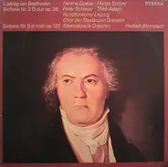 Beethoven - Döse , Schiml , Schreier , Adam , Rundfunkchor Leipzig - Sinfonie Nr. 2 D-dur Op. 36 & Sinfonie Nr. 9 D-moll Op. 125