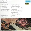 Double LP - Beethoven - Sinfonie Nr.9 D-moll Mit Schlußchor Über Schillers Ode 'An Die Freunde' ? Sinfonie Nr.2 D-dur