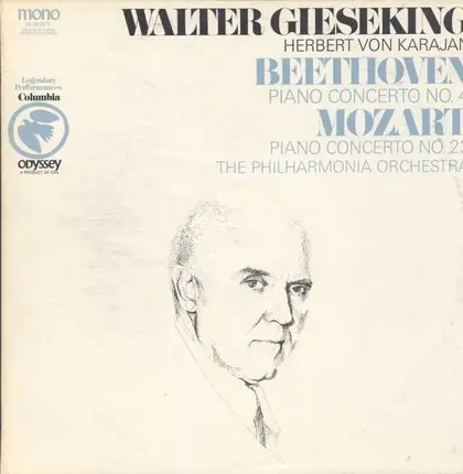 Beethoven • Mozart - Gieseking , Karajan - Piano Concerto No. 4 / Violin Concerto No. 23