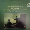 LP - Ludwig Van Beethoven • Arthur Rubinstein • Boston Symphony Orchestra • Erich Leinsdorf - Piano Concerto No. 4 In G, Op. 58 - red seal