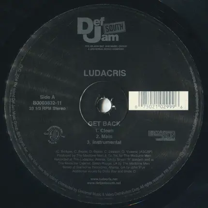 Ludacris - Get Back / Put Your Money