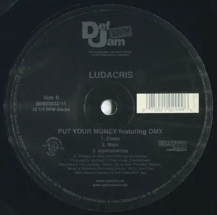 Ludacris - Get Back / Put Your Money