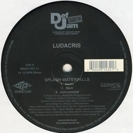 Ludacris - Splash Waterfalls / Blow It Out