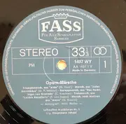 LP - Luftwaffenmusikkorps 1 / Helmut Schaal - Opern-Märsche - Mono