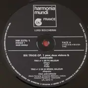 Double LP - Boccherini - Six Trios A Deux Violons Et Violoncello Obligé - Ouvre I