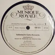 LP - Luigi Boccherini , Giuseppe Tartini , Antonio Vivaldi - Italienische Cello-Konzerte