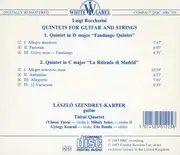 CD - Boccherini - Guitar Quintets (La Ritirada Di Madrid • Fandango)
