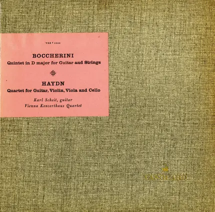 Luigi Boccherini / Joseph Haydn - Quintet In D Major For Guitar And Strings, Quartet For Guitar, Violin, Viola And Cello