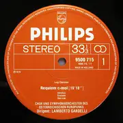 LP - Cherubini - Requiem In C Minor - Libretto / Stereo