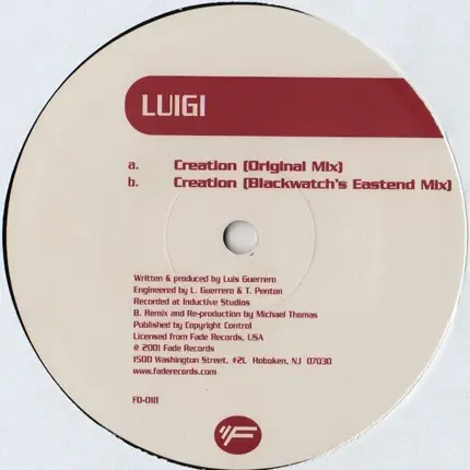 Luigi - Creation