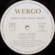 LP - Luigi Nono - La Fabbrica Illuminata - Booklet