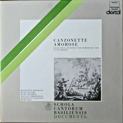 Rossi / Schola Cantorum Basiliensis - Canzonette Amorose.  Kantate, Duette Und Terzette von Luigi Rossi (1598-1653))
