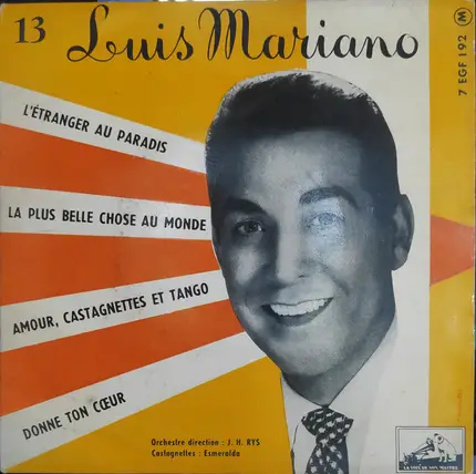 Luis Mariano - 13 - L'étranger Au Paradis