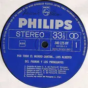 LP - Luis Alberto del Parana y Los Paraguayos - Por Todo El Mundo