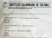 LP - Luis Antonio Escobar - Música Culta Colombiana - Mono