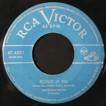 Luis Arcaraz Y Su Orquesta - September Song / Because Of You