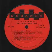 LP - Luis Carbonell - Luis Carbonell En La Poesía Afro-Americana