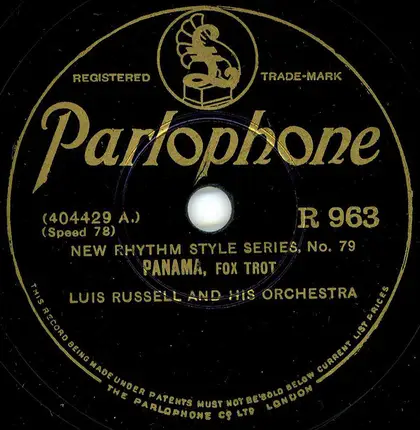 Luis Russell And His Orchestra / The Chocolate Dandies - Panama / Got Another Sweetie Now