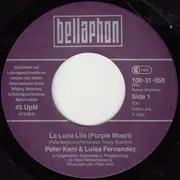 7inch Vinyl Single - Luisa Fernandez & Peter Kent - La Luna Lila (Purple Moon)