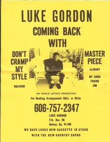 Luke Gordon - Don't Cramp My Style