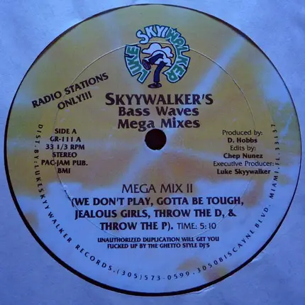 Luke Skyywalker - Skyywalker's Bass Waves Mega Mixes
