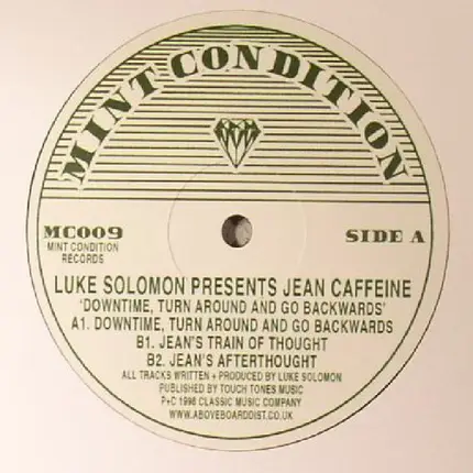 Luke Solomon Presents Jean Caffeine - Downtime, Turn Around And Go Backwards