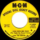 7inch Vinyl Single - Luke The Drifter, Jr - I Was With Red Foley (The Night He Passed Away)