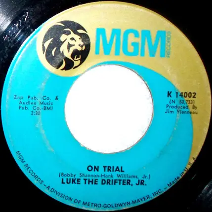Luke The Drifter, Jr - I Was With Red Foley (The Night He Passed Away)