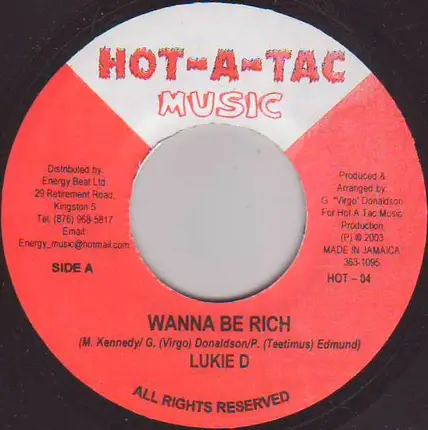 Lukie D / Angie Angel - Wanna Be Rich / Treat Empress Right