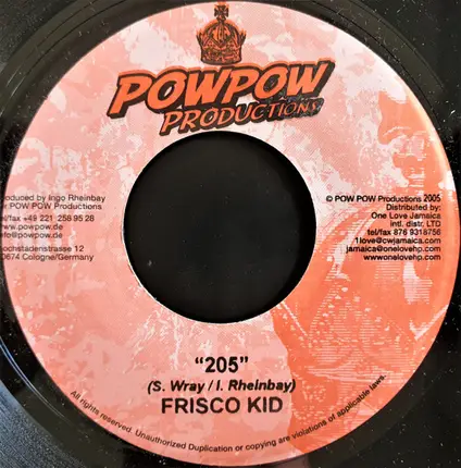 Lukie D / Frisco Kid - Sexy Girl / 205