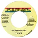 7inch Vinyl Single - Lukie D - She's On The Line