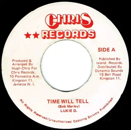 Lukie D - Time Will Tell