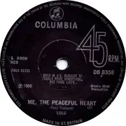 7'' - Lulu - Me, The Peaceful Heart - Solid centre