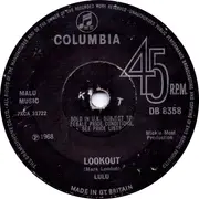 7'' - Lulu - Me, The Peaceful Heart - Solid centre