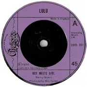 7'' - Lulu - Boy Meets Girl / Mama's Little Corner Of The World - Injection Moulded Label