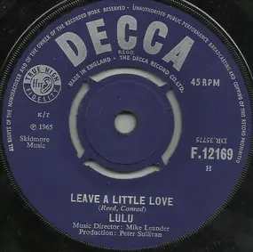 Lulu - Leave A Little Love