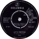 7inch Vinyl Single - Lulu - Let's Pretend - Knockout Centre