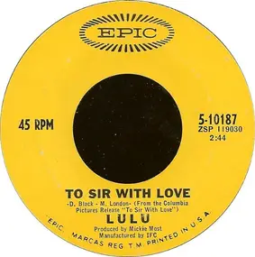 Lulu - To Sir with Love