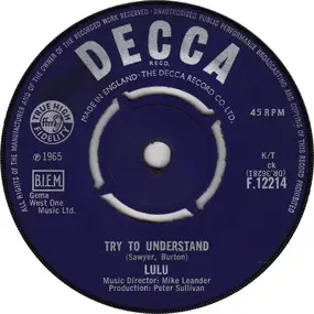 Lulu - Try To Understand