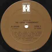 LP - Lulu - To Love Somebody
