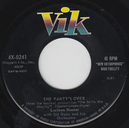 Lurlean Hunter With Sid Bass And His Orchestra - This Much I Know
