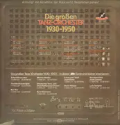 LP - Lutz Templin, Horst Winter, Ernst van't Hoff u.a. - Die großen Tanz-Orchester 1930-1950