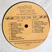 LP - Luther Davis , Roscoe Parish , Leone Parish - The Old Time Way - Mono
