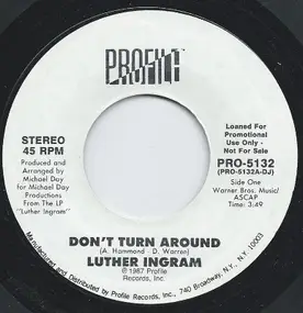 Luther Ingram - Don't Turn Around