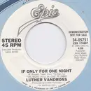 7inch Vinyl Single - Luther Vandross - Other Side Of The World / If Only For One Night